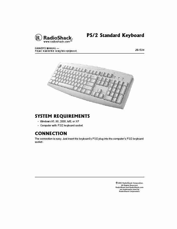Radio Shack Computer Keyboard 26-534-page_pdf